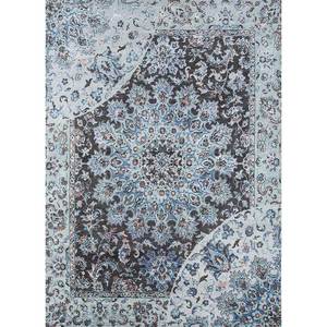 Alfombras de Lana y Seda de Bambú Anudadas a Mano, Color Azul del Extremo Oriente, con Patrón Abstracto de Medallón, para Hogar, Dormitorio, Pasillo, Rectangulares, Viscosa LRB(1678) - Product Image 1