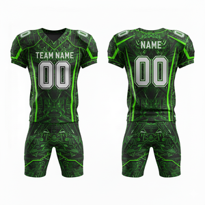 ชุดยูนิฟอร์มอเมริกันฟุตบอลแบบกำหนดเองสำหรับผู้ชาย ชุดเยาวชนและผู้ใหญ่ ชุดกีฬาทีมแบบปรับแต่งได้ รวมเสื้อเจอร์ซีย์ กางเกง ไซส์ใหญ่ ขาสั้น - Product Image 6