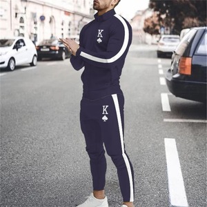 Chaqueta de chándal para hombre, de algodón y pantalones Top, uniforme de bádminton estilo Bruce Lee, ropa para correr - Product Image 5