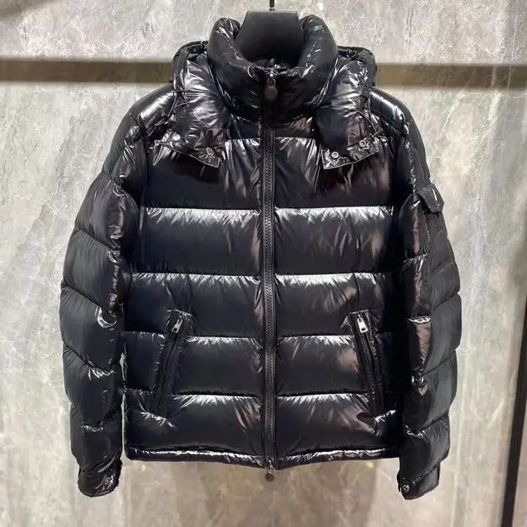 Custom Hochwertige Mode Winter Puffer Jacke für Männer Windpoor Reiß verschluss Daunen jacke warm