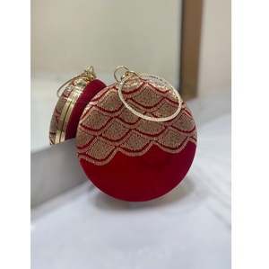 Sang trọng vòng ly hợp túi xách dành cho phụ nữ với lấp lánh chi tiết và an toàn đóng cửa Crafted cho lễ kỷ niệm chính thức đám cưới proms - Product Image 1