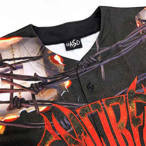 Uniformes de béisbol de moda al por mayor de alta calidad bordado Streetwear béisbol Jersey personalizado Unisex - Product Image 4