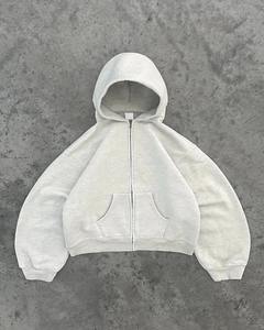 Fashionable High Street Competitive Price <b>Men</b> Stacked Sweat Suit Heavyweight Customized Design Tracksuit French Acid Wash Solid - Product Image 3