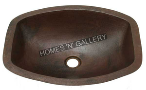 อ่างล้างมือแบบถังทองแดงสำหรับห้องน้ำในโรงแรมทำด้วยมือคุณภาพสูง - Product Image 3