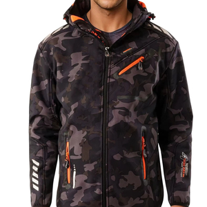 Venta al por mayor Winterwear Poliéster Chaqueta Softshell Para Hombres Premium Outdoorwear Athletic Fit Chaqueta Transpirable A Prueba de Viento - Product Image 1