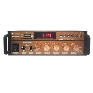 Mini amplifikatör de ses hi fi 4 cuatro canales mini amplifikatör de som bluetooth 2.1 canais