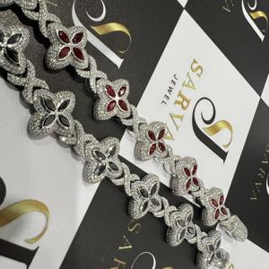 Bijoux en diamants VVS, bijoux fins en argent S925, bracelets à maillons, bracelets et joncs hip-hop plaqués or sur mesure pour femmes et hommes - Product Image 6