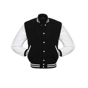 Veste bomber en satin personnalisée, vente chaude OEM, style baseball, varsity, noir, vert, aigles, pour hommes et femmes, vêtements décontractés, 280 GSM - Product Image 6