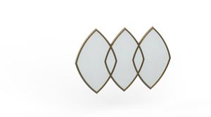 Luxe Moroccan Sunburst Mirror, una pieza hecha a mano inspirada en el espejo con forma de triángulo de diseño tradicional marroquí - Product Image 6