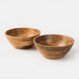 Bol écologique en bois de mangue pour la portion de nourriture saine Saladier durable de mangue pour le restaurant et la restauration - Product Image 1