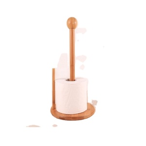 Servilletero redondo de madera pura con acabado hecho a mano de calidad superior perfecto para la organización de la Mesa en entornos elegantes - Product Image 1