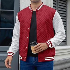 Novedad de 2025, chaquetas universitarias bordadas con estampado personalizado, chaqueta de béisbol personalizada para hombre, chaqueta de gran tamaño para hombre cargada por Dress Sports - Product Image 1