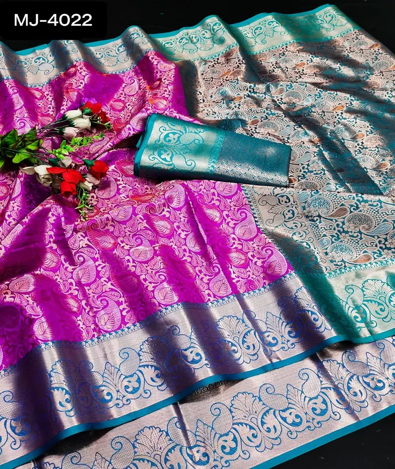 Nuovo Trending tradizionale Vichitra ricamo seta fili Zari lavoro Sari donne produttore di moda e prezzo all'ingrosso Sari