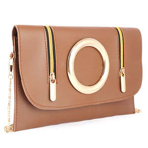 กระเป๋าคลัทช์ผู้หญิง (K-2083) - สีน้ำตาล - Product Image 1
