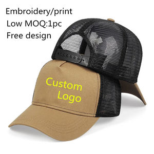 High Quality Custom 5-Panel Baseball <b>Cap</b> for Men and <b>Women</b> Embroidered Logo Cotton Waterproof Curved Brim - Product Image 6
