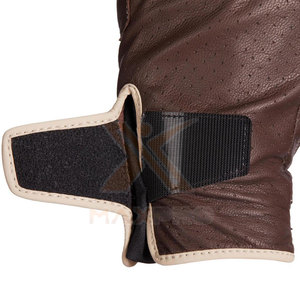 Gants d'équitation d'hiver durables en cuir/élasthanne avec sangle de poignet antidérapante et réglable - Couleurs et tailles personnalisées - Product Image 4