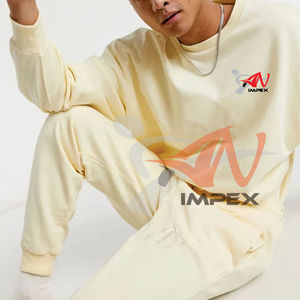 Survêtement de haute qualité pour hommes, logo imprimé personnalisé, survêtement flexible, pantalon de survêtement, taille plus pour la salle de sport - Product Image 4