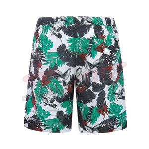 Short de bain de surf anti-rides style High Street pour hommes Short de bain solide écologique imprimé sur toile à vendre en gros - Product Image 2