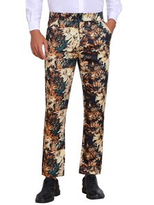 กางเกงชิโนผ้าไหมน้ำแข็งน้ำหนักเบาสำหรับผู้ชาย เหมาะสำหรับฤดูร้อน ใส่สบาย ระบายอากาศดี ป้องกันแสงแดด ทรงตรง เอวกลาง ติดกระดุม - Product Image 4