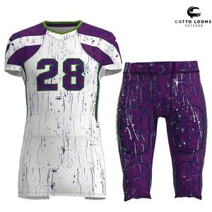 Camiseta y uniforme de fútbol americano OEM de primera calidad, fábrica profesional, ropa de equipo personalizada elegante, proveedor duradero transpirable de EE. UU. - Product Image 4