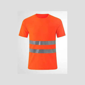 Diseño de Crewnech, venta al por mayor, camiseta de manga corta de construcción de alta visibilidad hecha a medida, camisas de trabajo de seguridad 2025 Hi Vis para hombres - Product Image 3