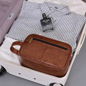 Luxury Handheld Cosmetic <b>Bag</b> <b>Large</b> Capacity Wet & Dry <b>Storage</b> <b>Bag</b> Waterproof Outdoor Travel Men's Wash <b>Bag</b> - Product Image 2