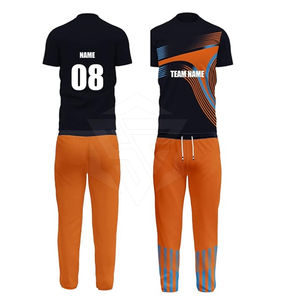 Kit de uniforme de cricket sublimado digitalmente de microfibra de alta calidad, diseño de patrón personalizado, Jersey y pantalón Oem disponible - Product Image 1