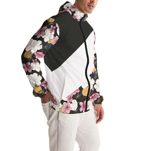 Vente en gros de vestes coupe-vent imperméables logo personnalisé coupe-vent pour hommes veste légère en nylon pour extérieur sublimation pour hommes - Product Image 3