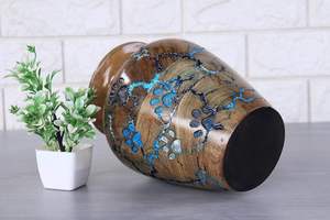 Turn Wood Lightning Strike Pet Urns for <b>Dogs</b> <b>Ashes</b> Wooden Pet Cremation Urns with Threaded Lid Carved Paw Cat/<b>Dog</b> Urn for Pet - Product Image 3