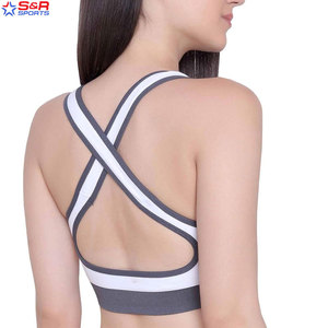 Conjunto de sujetador y pantalones cortos deportivos personalizados de alta calidad para gimnasio Fitness Yoga desgaste al por mayor de color personalizado tamaño estilo Oem sujetadores deportivos - Product Image 5