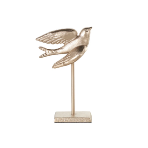 Escultura de mesa de metal de diseño atractivo en pieza de exhibición acabada en plata para escultura de decoración de interiores de estantería a precio mayorista - Product Image 2