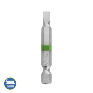 Destorpuntas Largo Plano 5 mm. (2 Pezzi) Acciaio S2 al Cromo Vanadio - Product Image 2