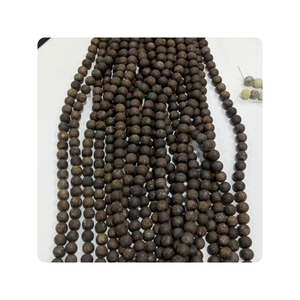 Cuentas de piedras preciosas naturales a granel de ágata de encaje azul para joyería hecha a mano, Mala, piedras curativas y proyectos de bricolaje - Product Image 3