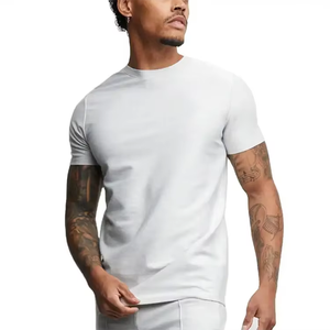 T-shirt en coton vierge pour hommes coupe régulière haut à manches courtes impression personnalisée logo Streetwear t-shirt fabricant OEM ODM services - Product Image 3