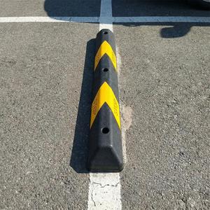 110cm Black-Yellow Plastic Parking Lot Vehicle <b>Stopper</b> - Product Image 4