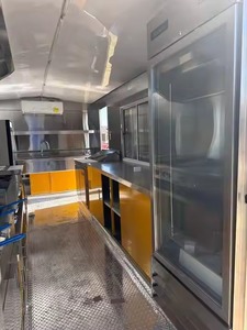 Yellow Modern Portable Stainless Steel Kitchen Cart for <b>Car</b> <b>Interior</b> Accessories Restaurant Food Trailer Concession Stall Use - Product Image 6