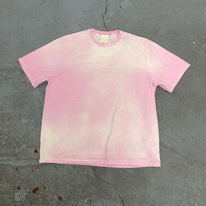 Camiseta Vintage Corta de Algodón 100% con Cuello Redondo, Lavado Ácido, Efecto Desgastado por el Sol, de Alta Calidad, Talla Grande, Personalizada al por Mayor - Product Image 3