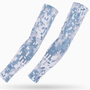 Mangas de compresión transpirables, resistentes al agua, de spandex/poliéster, unisex, para deportes al aire libre, protección UV. - Product Image 4
