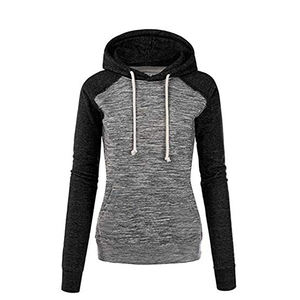 เสื้อฮู้ดผ้าฟลีซมีฮู้ดผ้าฝ้าย100% มีฮู้ดสำหรับผู้หญิงและผู้ใหญ่ผ้าคอตตอนไซส์ใหญ่พิเศษระบายอากาศได้ดีดีไซน์ซับในฤดูใบไม้ร่วง/ฤดูหนาว - Product Image 5