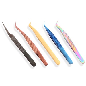 Pinzas para Extensión de Pestañas de Acero Inoxidable de Marca [Nombre de la Marca], Probadas a Mano, Mejoradas Personalmente, Hechas con la Más Alta Calidad - Product Image 2