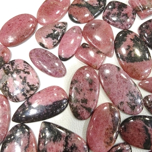 Lote de Piedras Preciosas de Rodonita Natural al por Mayor |   Piedras de Rodonita Rosa de Tamaños Variados al por Mayor - Product Image 4