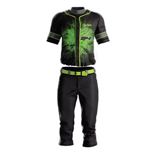 Nueva llegada Ropa deportiva 100% Tela de poliéster Uniforme de béisbol Mejor precio Uniforme de béisbol - Product Image 1