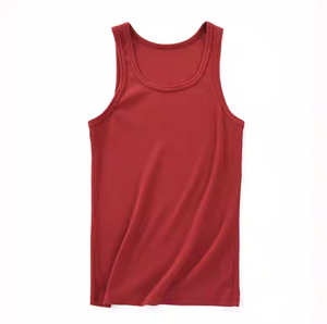 Camisetas sin mangas de cuello pronunciado para hombre, estilo holgado, suave y casual, tendencia de moda para primavera-verano 2026 - Product Image 5