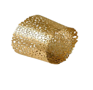 Bracelet manchette large en laiton pur fait à la main pour les femmes bracelet élégant pour la vente en gros de l'Inde - Product Image 5