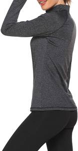 Chemise de compression pour femmes à prix abordable, manches longues, yoga et course à pied, chemise de compression de haute qualité en gros - Product Image 3
