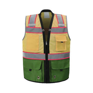 Chaleco de seguridad resistente personalizado para Unisex Multi bolsillos Hi Vis ropa de invierno chaleco de seguridad reflectante al aire libre - Product Image 5