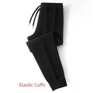 Pantalon de survêtement en toile pour homme 6XL, hiver, épais, chaud, polaire, écologique, respirant, jogging, vêtements de sport, poches, décontracté, grande taille - Product Image 3