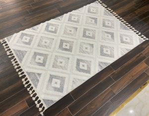 Tapis tissé Jacquard floral en polypropylène turc moderne fabriqué à la machine Tapis Alfombra Tappeto pour ensembles de tapis à usage domestique - Product Image 1