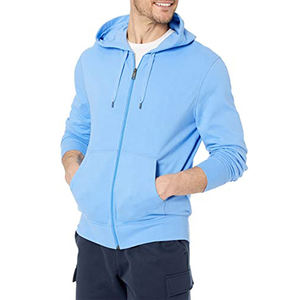 เสื้อฮู้ดดี้ผ้าฝ้าย 100% หนัก 400 กรัม แบบซิปสำหรับผู้ชาย สไตล์วินเทจ สำหรับฤดูหนาว ซิปเต็มตัว ผ้าฝ้ายผสมพื้นฐาน - Product Image 6