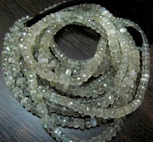 ลูกปัดหินจันทราธรรมชาติขนาด4ถึง7มม. ยาว7นิ้ว - Product Image 2